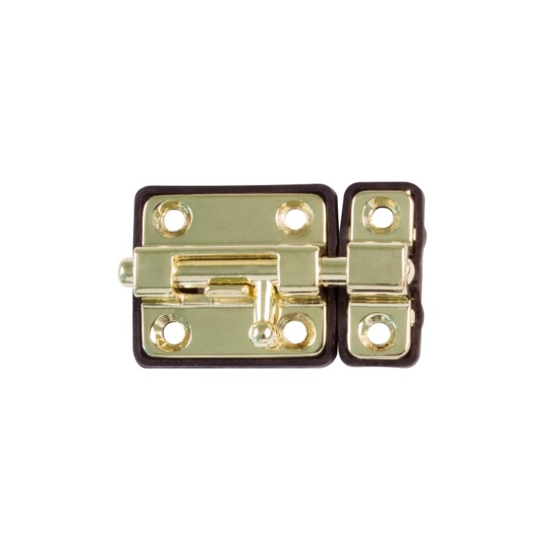 AMIG 2860  
 Pasador 383  
 50 mm  
 Zamak  
 Latonado barnizado
