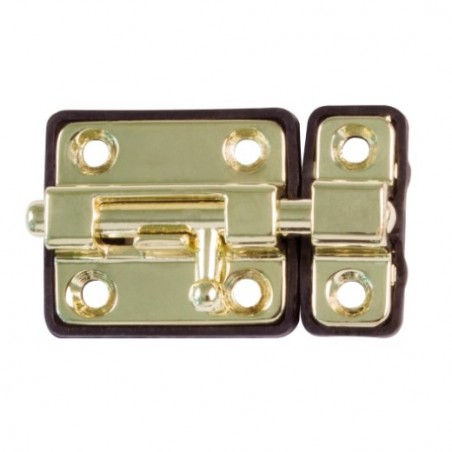 AMIG 2860  
 Pasador 383  
 50 mm  
 Zamak  
 Latonado barnizado