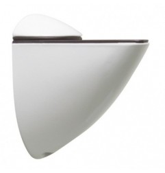 AMIG 2872  
 Soporte baldas 43  
 105 x 45 x 100 mm  
 Zamak  
 Blanco