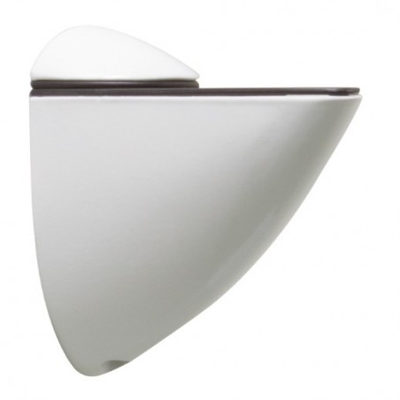 AMIG 2872  
 Soporte baldas 43  
 105 x 45 x 100 mm  
 Zamak  
 Blanco
