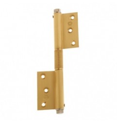 AMIG 2877  
 Pernio muelle 100  
 180 x 80 x 3 mm  
 Latón  
 Mate