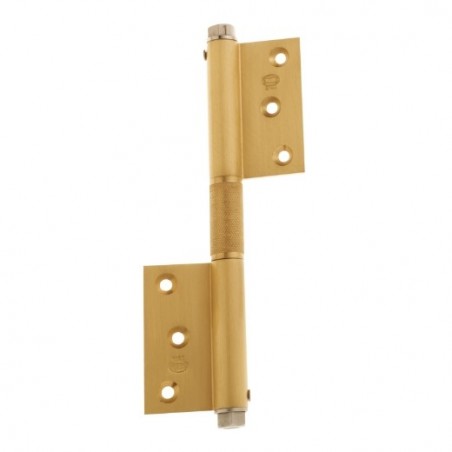 AMIG 2877  
 Pernio muelle 100  
 180 x 80 x 3 mm  
 Latón  
 Mate