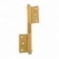 AMIG 2877  
 Pernio muelle 100  
 180 x 80 x 3 mm  
 Latón  
 Mate