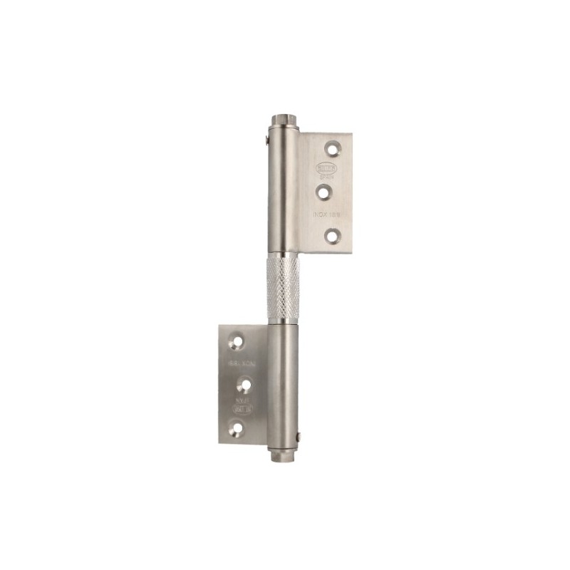AMIG 2878  
 Pernio muelle 100  
 180 x 80 x 3 mm  
 Acero inoxidable 18/8  
 Brillo