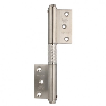 AMIG 2878  
 Pernio muelle 100  
 180 x 80 x 3 mm  
 Acero inoxidable 18/8  
 Brillo