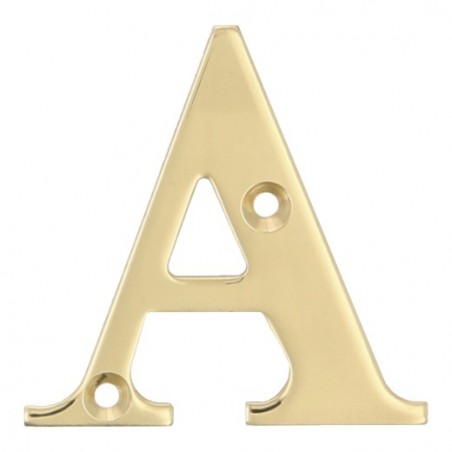AMIG 2879  
 Letras latón  
 4'' - 100 mm  
 Latón  
 Pulido