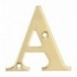 AMIG 2879  
 Letras latón  
 4'' - 100 mm  
 Latón  
 Pulido