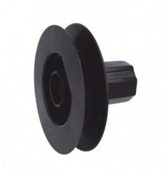 AMIG 29021  
 Polea de persiana para rodamiento  
 Ø120 mm  
 Nylon  
 Negro