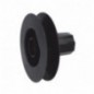 AMIG 29021  
 Polea de persiana para rodamiento  
 Ø120 mm  
 Nylon  
 Negro