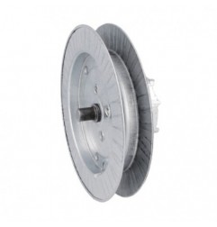 AMIG 29026  
 Polea de persiana metálica  
 Ø180 mm  
 Acero  
 Zincado