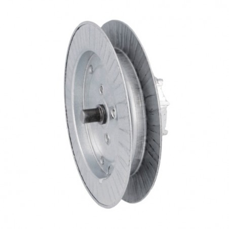 AMIG 29026  
 Polea de persiana metálica  
 Ø180 mm  
 Acero  
 Zincado