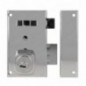 AMIG 29133  
 Cerradura sobreponer 76  
 67 x 112 mm  
 Acero  
 Cromado brillo - Derecha
