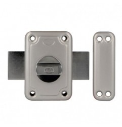 AMIG 29136  
 Pasador seguridad 80P  
 96 x 66 mm  
 Acero  
 Esmaltado plata