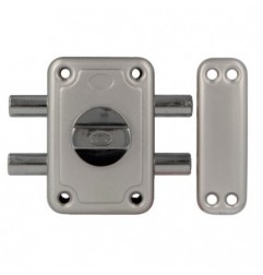 AMIG 29142  
 Pasador seguridad 82P  
 96 x 66 mm  
 Acero  
 Esmaltado plata