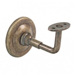 AMIG 2918  
 Soporte pasamanos 26  
 Ø70 x 75 x 45 mm  
 Acero  
 Cuero