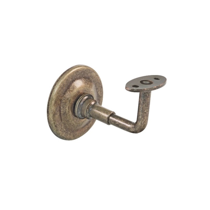 AMIG 2918  
 Soporte pasamanos 26  
 Ø70 x 75 x 45 mm  
 Acero  
 Cuero