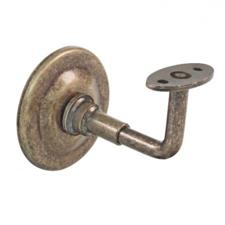 AMIG 2918  
 Soporte pasamanos 26  
 Ø70 x 75 x 45 mm  
 Acero  
 Cuero