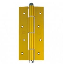 AMIG 2924  
 Bisagra simple acción 3034  
 180 x 80 x 4 mm  
 Aluminio  
 Oro