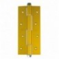 AMIG 2924  
 Bisagra simple acción 3034  
 180 x 80 x 4 mm  
 Aluminio  
 Oro