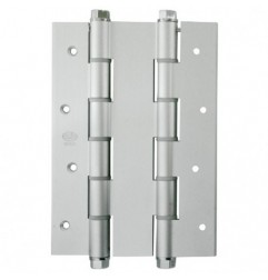 AMIG 2929  
 Bisagra doble acción 3035  
 180 x 133 x 4 mm  
 Aluminio  
 Plata