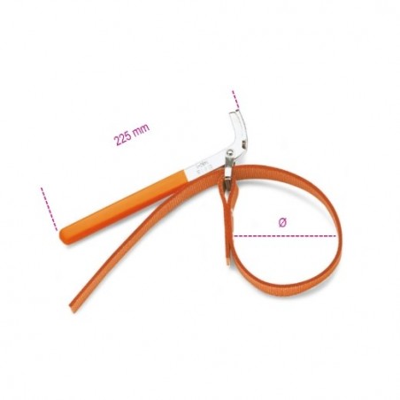 1490/1 Llave de correa para filtros de aceite