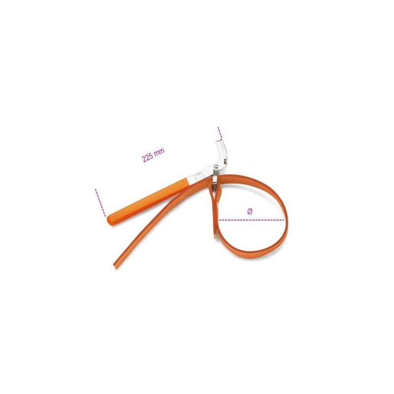 1490/2 Llave de correa para filtros de aceite