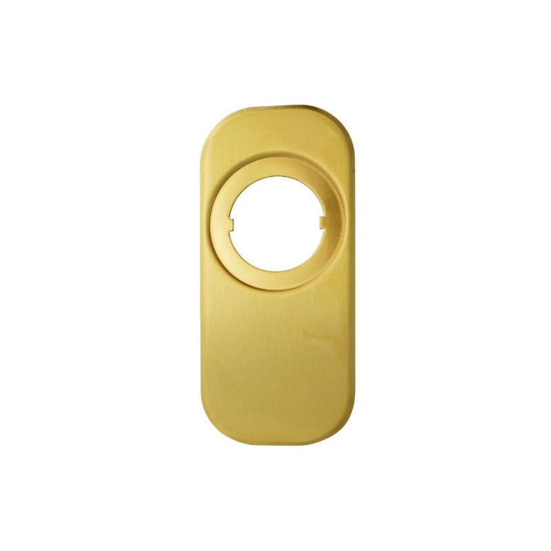 AMIG 29553  
 Embellecedor 10  
 165 x 74 mm  
 Latón  
 Mate