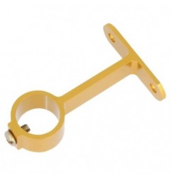 AMIG 3066  
 Soporte tubo armario 3  
 Ø16 mm  
 Aluminio  
 Oro
