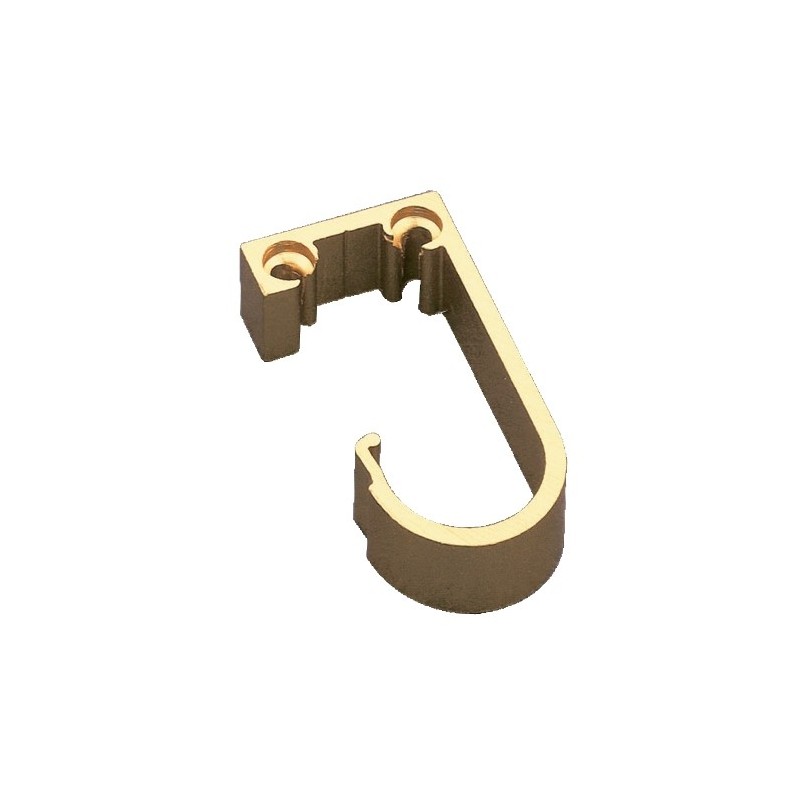 AMIG 3067  
 Soporte tubo armario 5  
 Ø16 mm  
 Aluminio  
 Oro
