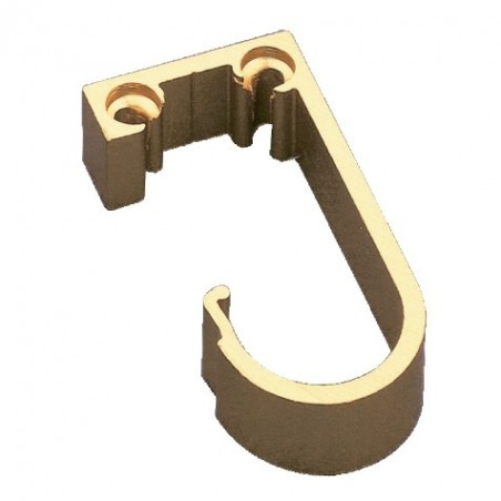 AMIG 3067  
 Soporte tubo armario 5  
 Ø16 mm  
 Aluminio  
 Oro