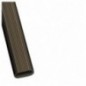 AMIG 3144  
 Tubo armario ovalado estriado 1  
 30 x 15 x 1,4 mm  
 Aluminio  
 Bronce
