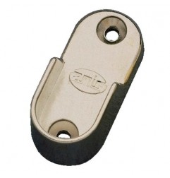 AMIG 3174  
 Soporte tubo armario 7  
 30 x 15 x 45 mm  
 Zamak  
 Niquelado