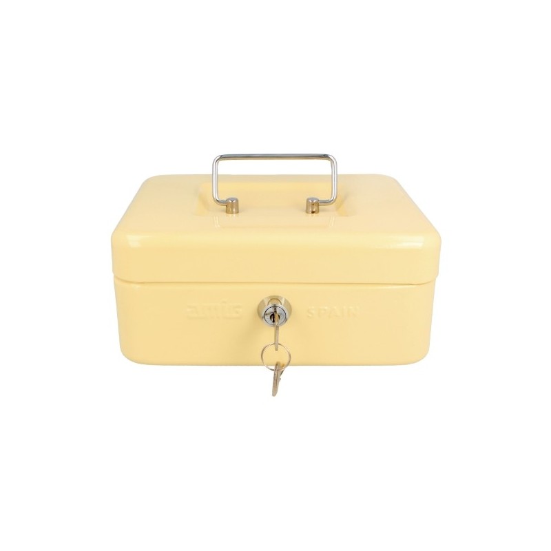 AMIG 3197  
 Caja de caudales 2153  
 200 x 160 x 70 mm  
 Acero  
 Marfil