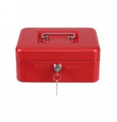 AMIG 3203  
 Caja de caudales 2153  
 250 x 180 x 90 mm  
 Acero  
 Rojo