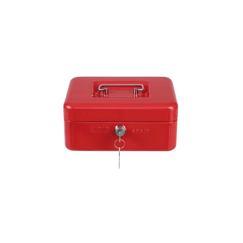 AMIG 3203  
 Caja de caudales 2153  
 250 x 180 x 90 mm  
 Acero  
 Rojo