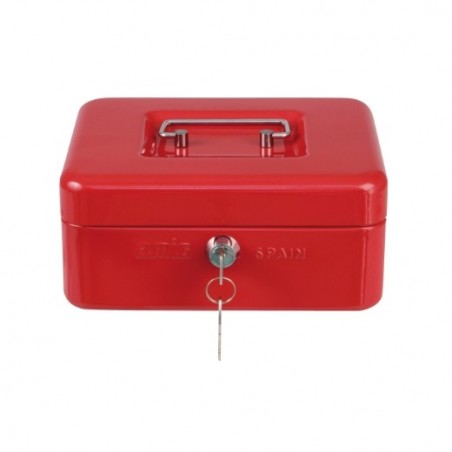 AMIG 3203  
 Caja de caudales 2153  
 250 x 180 x 90 mm  
 Acero  
 Rojo