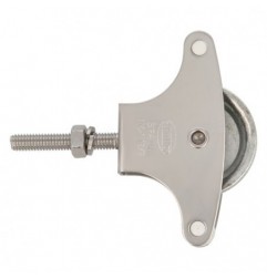 AMIG 3209  
 Polea metálica 20 INOX.  
 M6 x 40 mm  
 Acero inoxidable 18/8  
 Mate