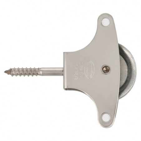 AMIG 3210  
 Polea metálica 21 INOX.  
 Ø39 mm  
 Acero inoxidable 18/8  
 Mate