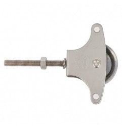 AMIG 3229  
 Polea metálica 22 INOX.  
 M6 x 60 mm  
 Acero inoxidable 18/8  
 Mate