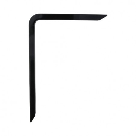 AMIG 3260  
 Palomilla 4  
 350 x 200 mm (14'' x 8'')  
 Aluminio  
 Negro