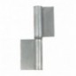 AMIG 330  
 Pernio de soldar 1  
 80 x 50 x 1,8 mm  
 Acero  
 Pulido - Izquierda