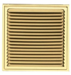 AMIG 3376  
 Rejilla ventilación autoblocante 2  
 165 x 165 mm  
 Aluminio  
 Oro
