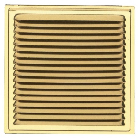 AMIG 3376  
 Rejilla ventilación autoblocante 2  
 165 x 165 mm  
 Aluminio  
 Oro