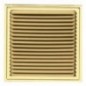 AMIG 3376  
 Rejilla ventilación autoblocante 2  
 165 x 165 mm  
 Aluminio  
 Oro