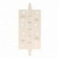AMIG 3397  
 Bisagra seguridad 561  
 150 x 82 x 3 mm  
 Acero  
 Blanco