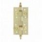AMIG 3499  
 Bisagra seguridad 567  
 150 x 82 x 3 mm  
 Acero  
 Latonado barnizado