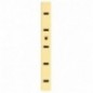 AMIG 3543  
 Cremallera 4100  
 1,5 m  
 Aluminio  
 Oro