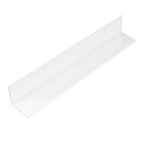 AMIG 3549  
 Ángulo lados iguales aluminio 6000  
 20 x 20 mm  
 Aluminio  
 Blanco