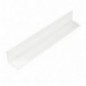 AMIG 3549  
 Ángulo lados iguales aluminio 6000  
 20 x 20 mm  
 Aluminio  
 Blanco