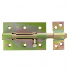 AMIG 3587  
 Pasador 454  
 100 x 67 mm  
 Acero  
 Latonado barnizado